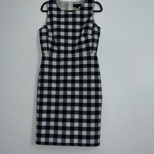 J. Crew Gingham Sheath Dress